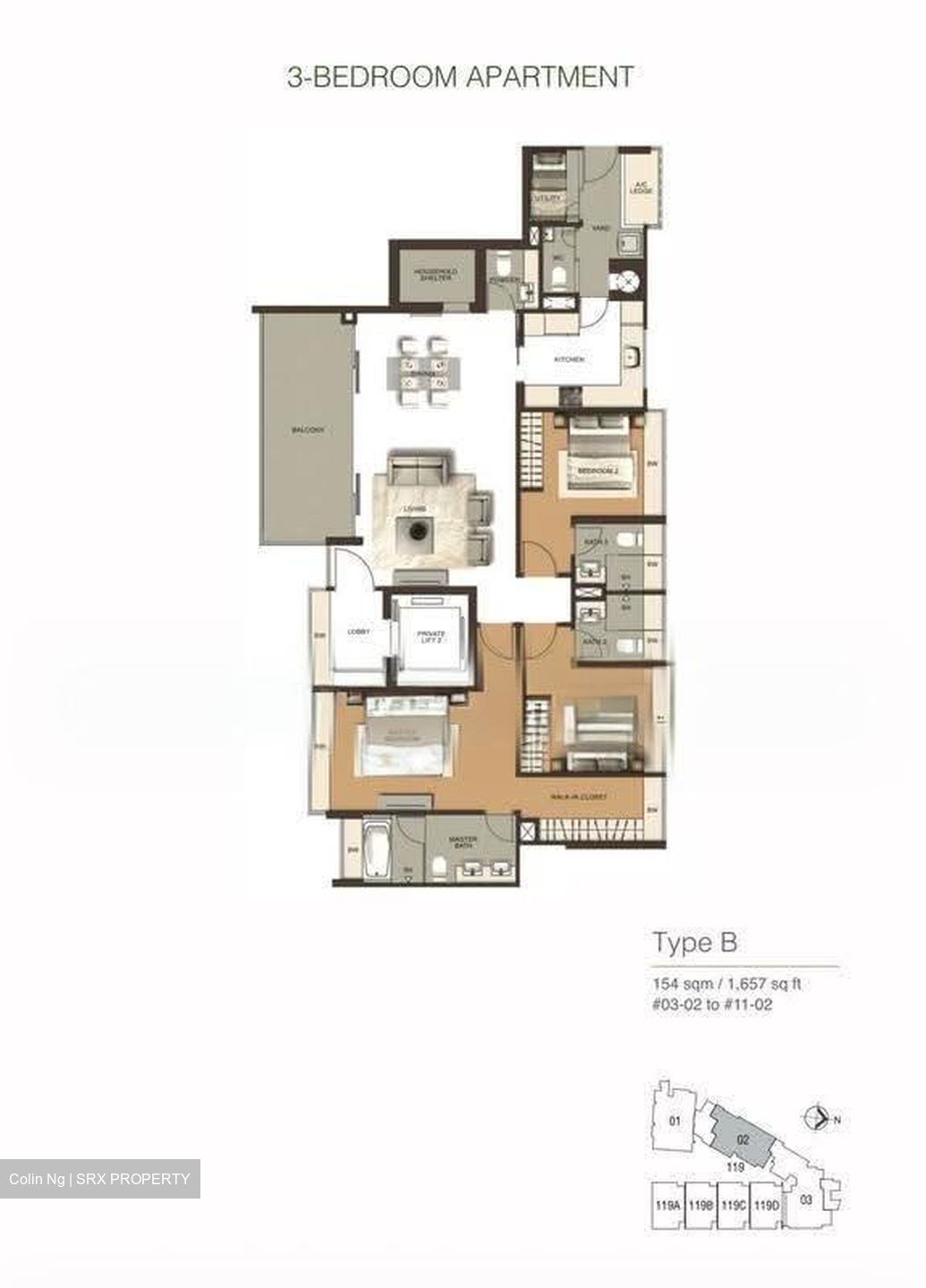 RESIDENCES AT EMERALD HILL (D9), Apartment #624474991